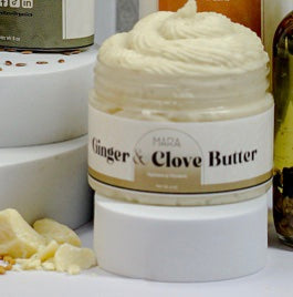 Ginger & Clove Hair Growth Butter 4oz | Ginger + Clove + Aloe | Made with Real Ginger | Leave - in moisturizer