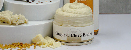 Ginger & Clove Hair Growth Butter 4oz | Ginger + Clove + Aloe | Made with Real Ginger | Leave - in moisturizer