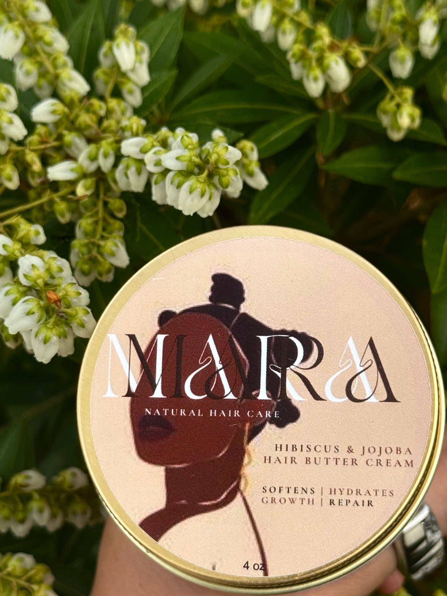 Hibiscus & Jojoba Hair  Butter 4oz | Leave - in moisturizer